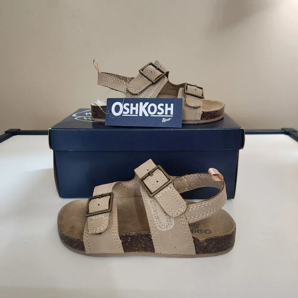 Oshkosh B'Gosh Bruno Tan Sandals Toddler Size 9
